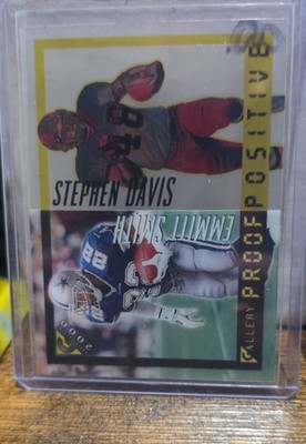 2000 Topps Gallery - Proof Positive Emmitt Smith, Stephen Davis #P7
