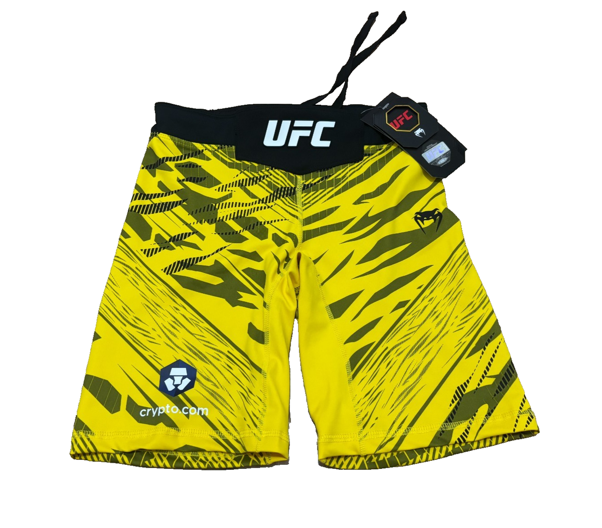 UFC Venum Authentic Fight Night Vale Tudo Shorts Yellow Womens