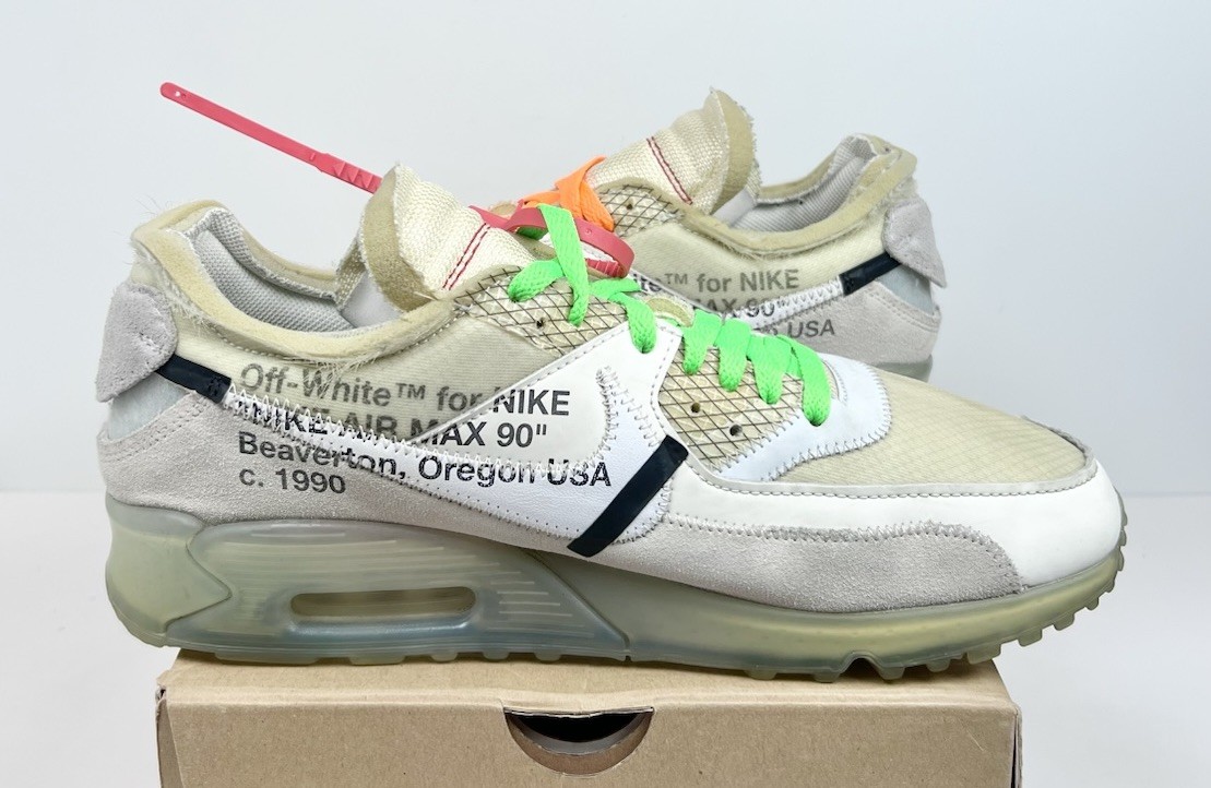 OFF WHITE X NIKE Taglia 11 Nike Air Max 90 x OFF WHITE The Ten 2017? RARA LEGGERMENTE INDOSSATA!