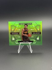 2021 Panini Obsidian Pitch Black Electric Etch Green Flood Trae Young #11 14bh