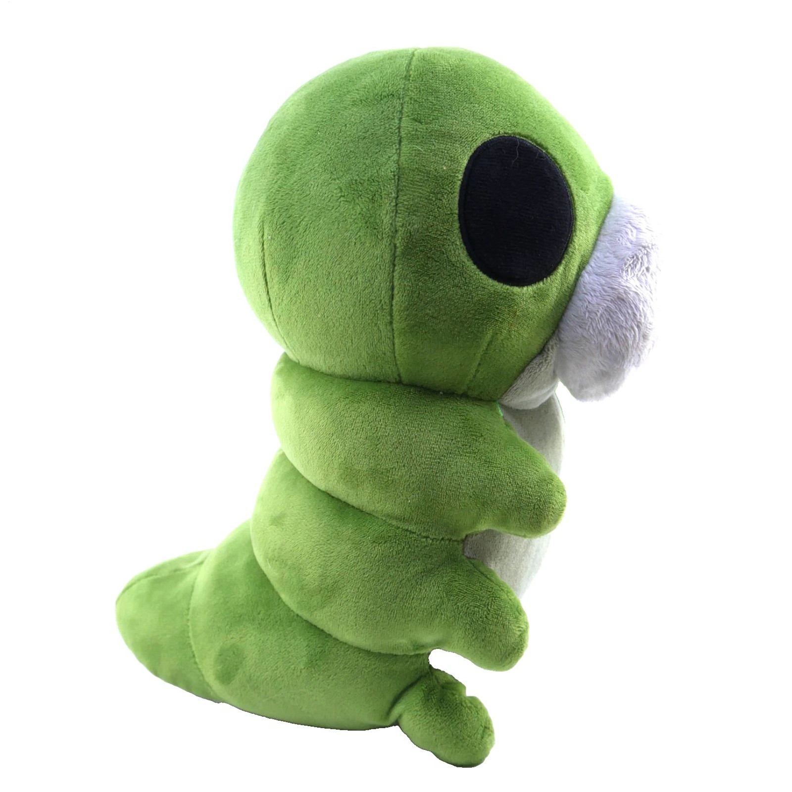 Hollow Knight Grub Plush Figure Statue Green Caterpillar Plush 9.8 In