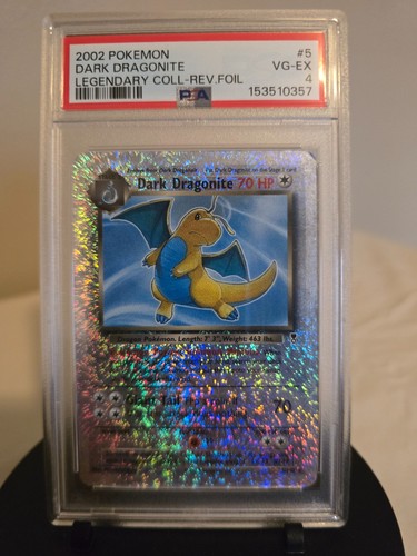 Pokemon Dark Dragonite Legendary Collection 5/110 Reverse Holo 70 HP 2002 PSA 4
