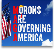 Anti Trump Stickers. MAGA: Morons Are Governing America Stickers for Bumper Car