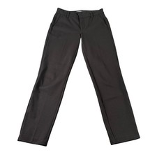 Liverpool Los Angeles Kelsey Black Knit Slim Straight Leg Trousers Size 2 26
