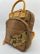 Loungefly Disney Lion King Simba Mini Backpack Womens Brown Tribal Applique Bag