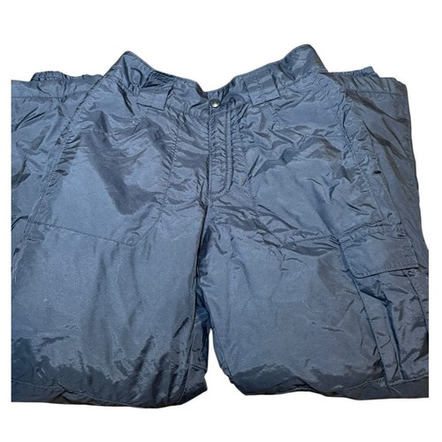 Columbia Youth Black Insulated Snow Pants Ski Bibs Cargo, Youth Size 10/12 - Picture 3 of 5