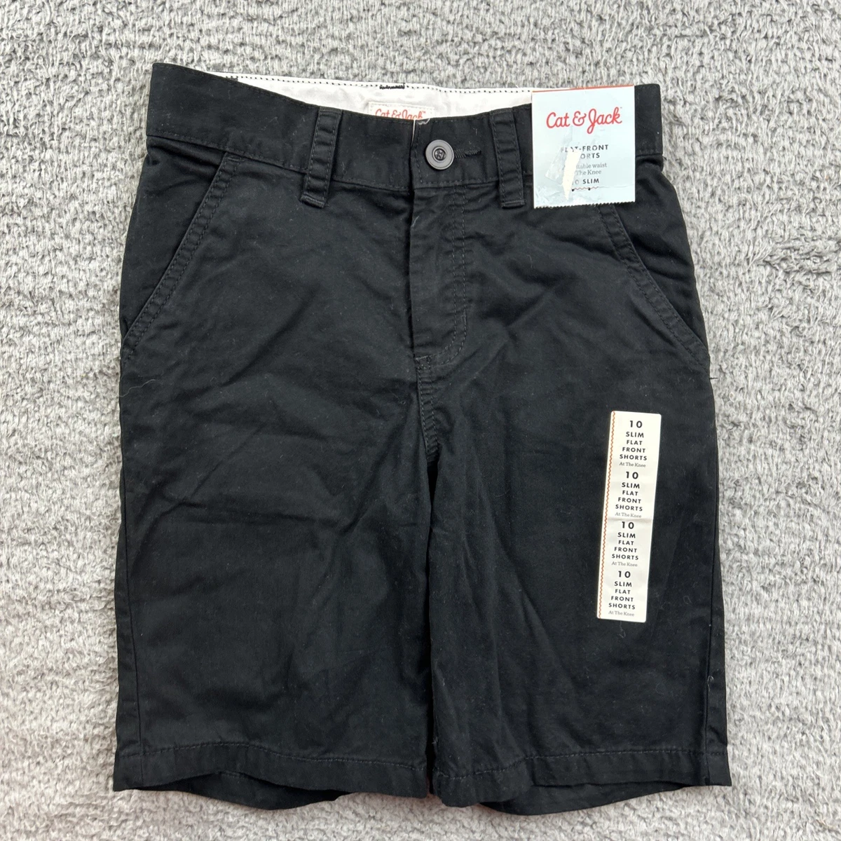 Short Enfant Cat & Jack En Denim | Taille XXL (16/18), 100% Coton, Bleu, élastique