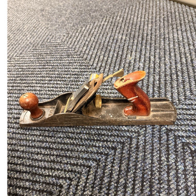 Stanley USA Bench Hand Plane, 1-3/4in Steel Blade, Wood Handles