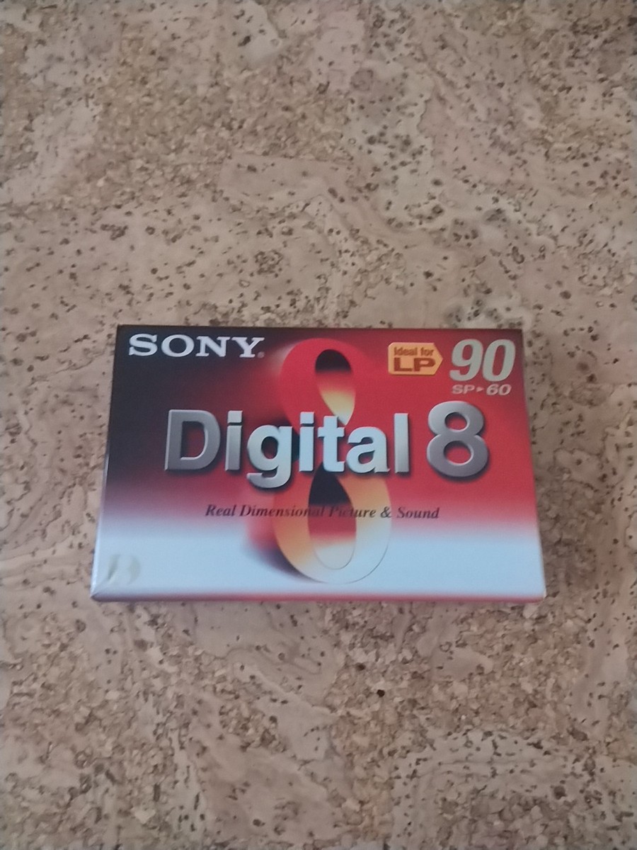 Sony Digital 8 D8 8mm Camcorder Tape Metal Particle 60min SP/90min