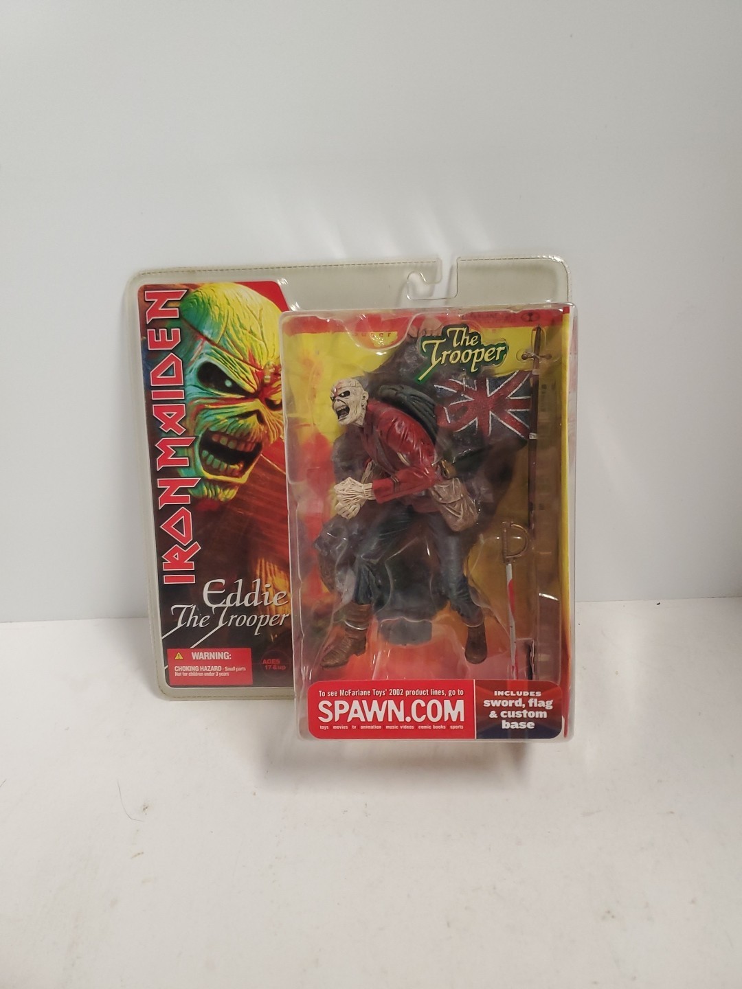 Iron Maiden Eddie the Trooper Actionfigur 2002 Mcfarlane Toys Sealed S1