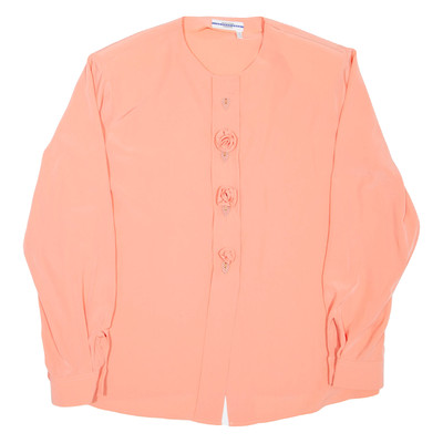 Damen Bluse Rosa Langarm L