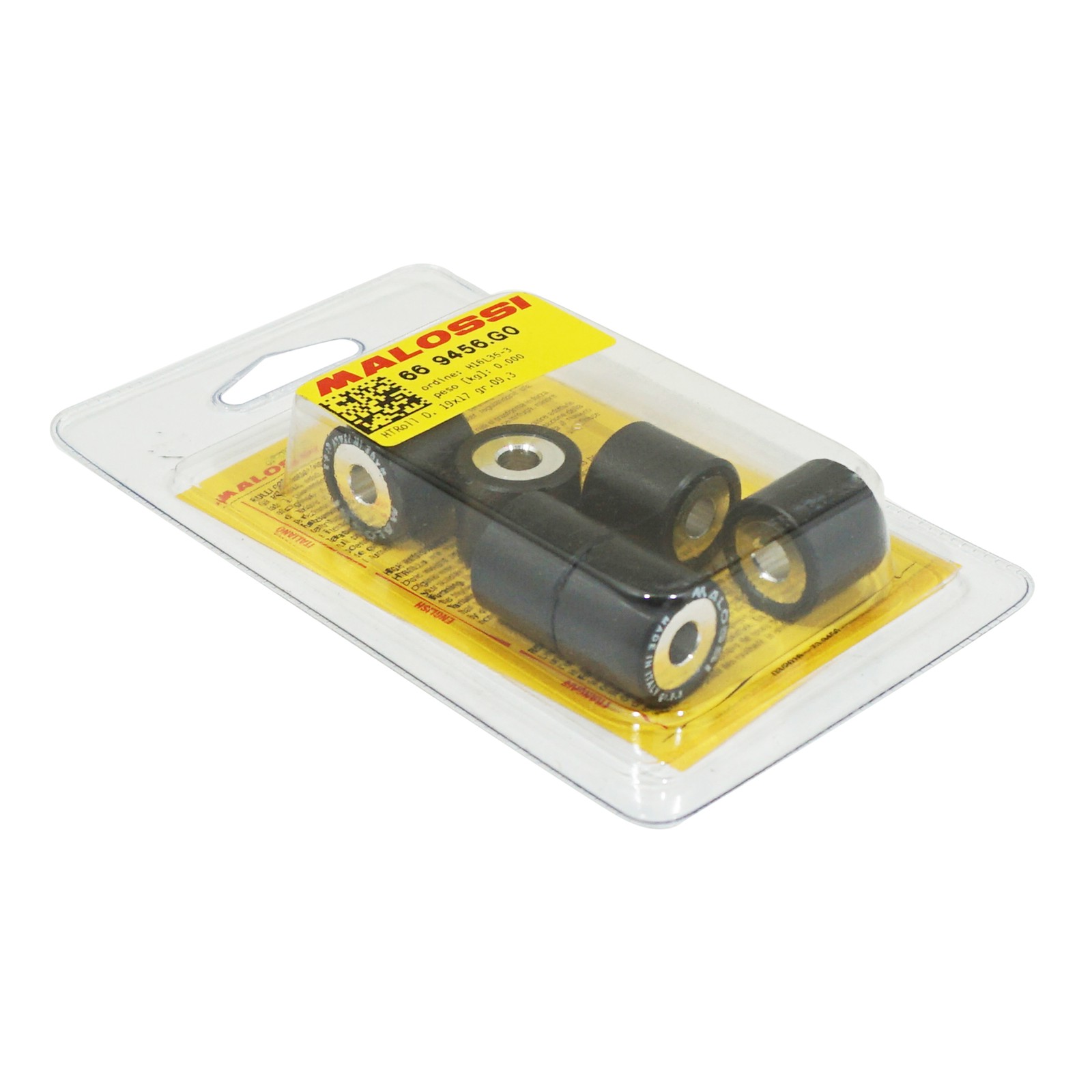 Galets Malossi 19x17 12,5g pour variateur scooter Piaggio Beverly 125