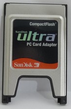 SanDisk Ultra Compact Flash to PC Card PCMCIA Adapter SDDR-64-768 