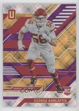 2022 Panini Chronicles Unparalleled Diamond /99 George Karlaftis #UNP-35 0c3