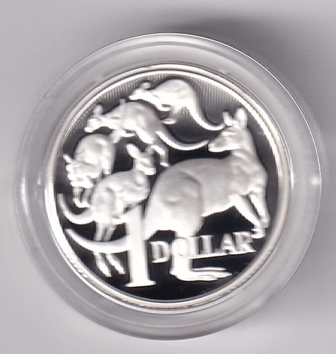 AUSTRALIAN: 1991 $1 MASTERPIECES IN SILVER PROOF COIN #PL2255