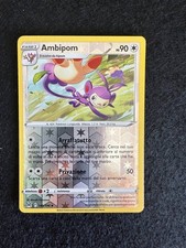 AMBIPOM 145/196 REVERSE ORIGINE PERDUTA SPADA E SCUDO CARTA POKEMON ITA
