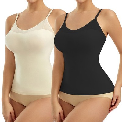 1/2 PCS Women Shapewear Tummy Control Body Shaper Tank Top Compression Camisole