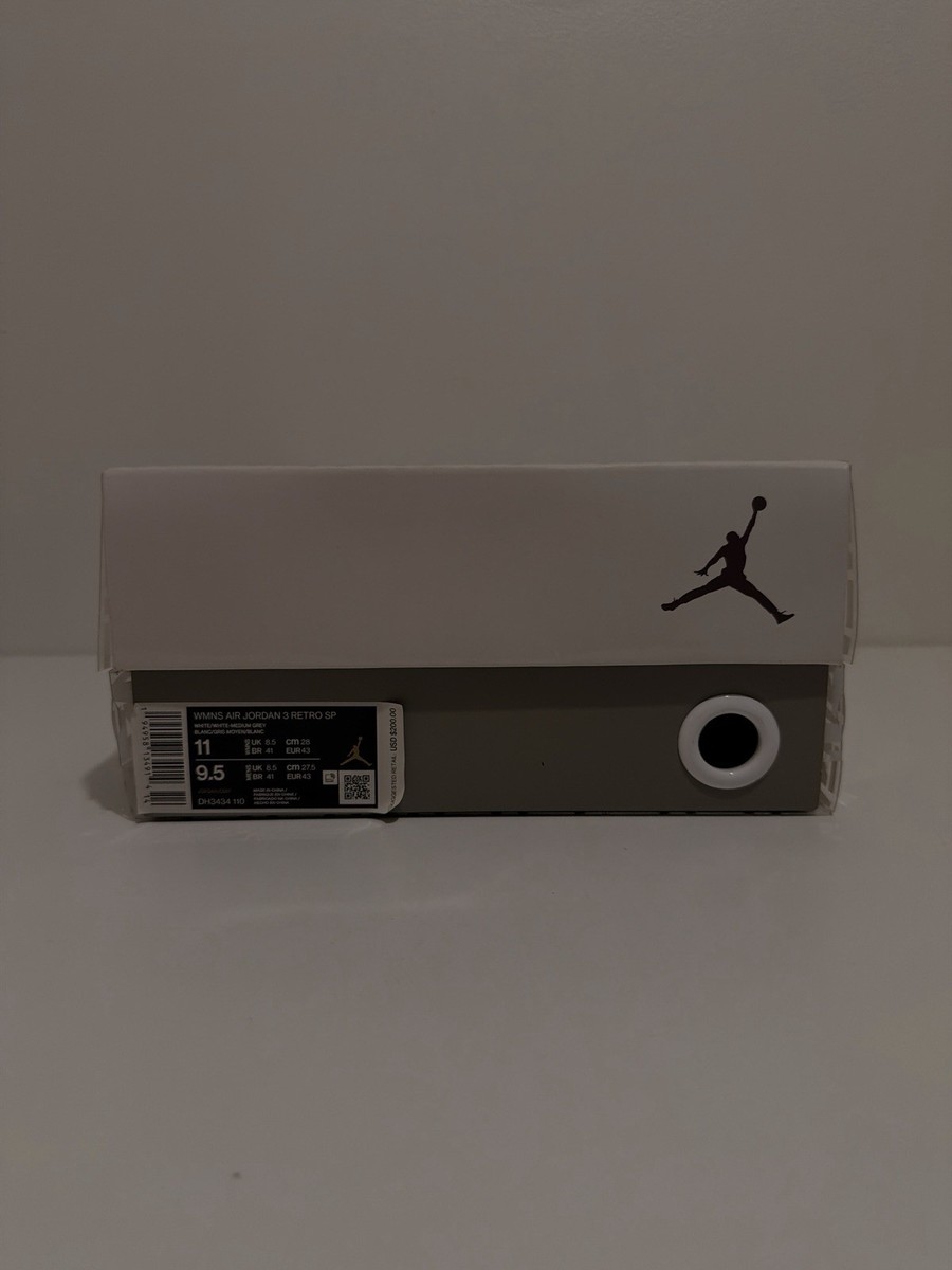 Jordan Air Jordan 3 Retro SP x A Ma Maniere White Grey Beige Men's