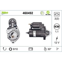 Anlasser Starter 12 V 1,1 Kw Valeo Iam-Expertise Passend FüR U.A. Audi 80