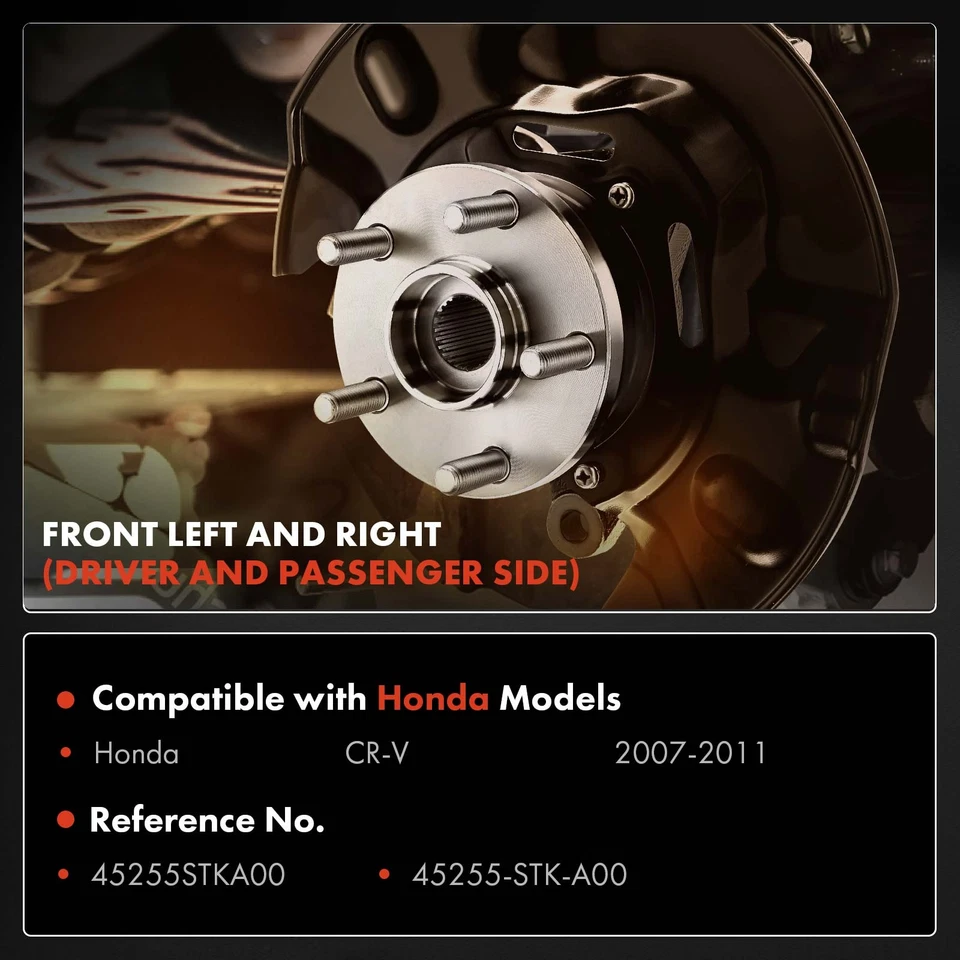 2 черных пылезащитных щитка переднего левого и правого тормоза для Honda CR-V 2007 2008 2009-2011 - Изображение 2 из 4