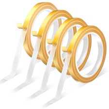 Cinta adhesiva de tela doble cara para dobladillos, 0,4 pulgadas x 33 pies/10 m