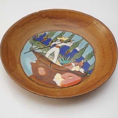 San Jose Mission Vintage 16 Inch Pottery Plate