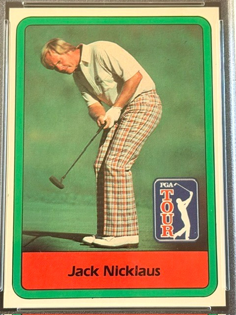 1982 DONRUSS GOLF #16 JACK NICKLAUS PSA 9 ONLY 38 GRADED HIGHER BEST EVER! HOF view 2