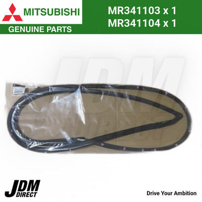 Mitsubishi WETTERLEISTE,RR TÜRÖFFNUNG,OTR RH & LH Set MR341104 MR341103