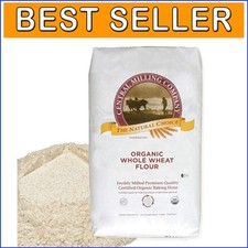 Organic 100 Whole Wheat Flour - 25 lb. Bulk Bag for Perfect Bread Baking