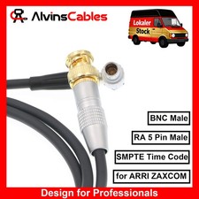 BNC Stecker auf 5 Pin Stecker Rechtwinklig Time Code Kabel für ARRI Alexa Mini