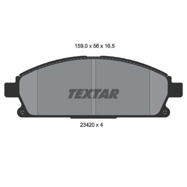 Textar BremsbeläGe Bremsbelegsatz Vorne System Nissin FüR Nissan X-Trail-image