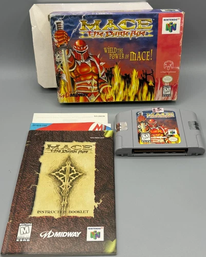 Mace The Dark Age Nintendo 64 N64 CIB Complete W/ Manual & Inserts Authentic