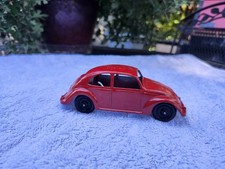 Tootsietoy Vintage Red Vw Beetle Bug Large 5 Oval Chicago 24 Excellent