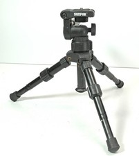 SUNPAK MINI PRO TRIPOD WITH THREE HEIGHTS - 7 1/2", 8 1/2", AND 9 1/2"