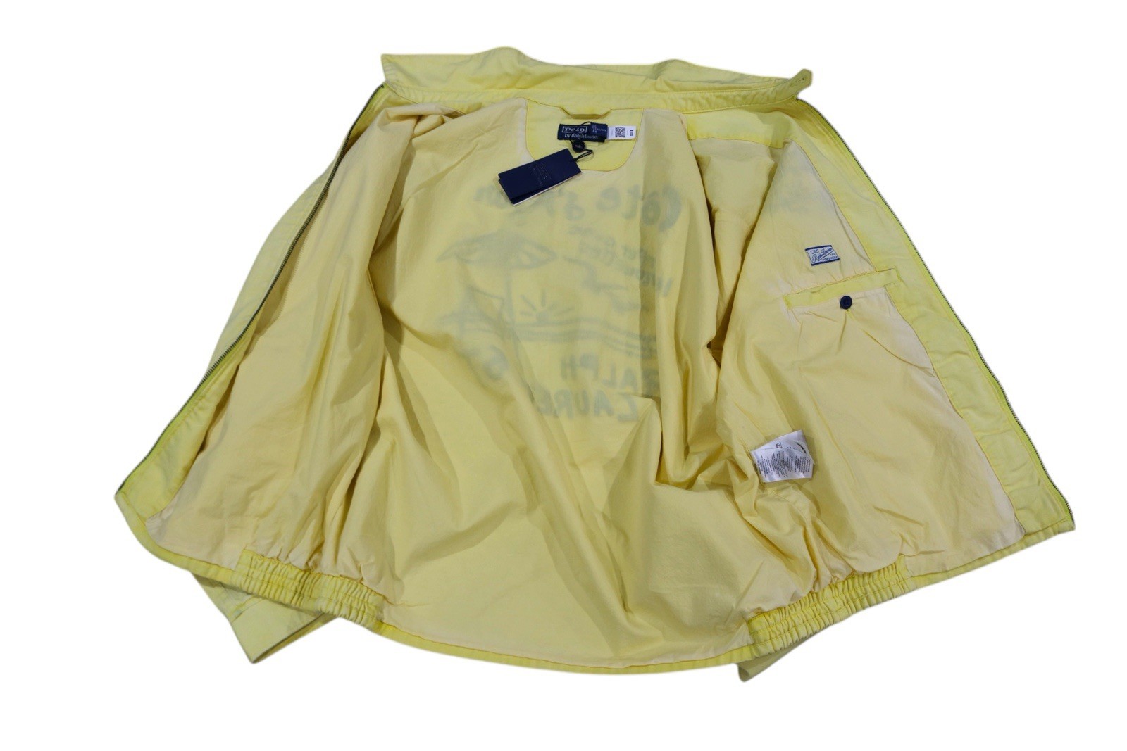 VERY RARE! NWT! POLO RALPH LAUREN COTE D'AZUR MENS XL YELLOW HARRINGTON JACKET