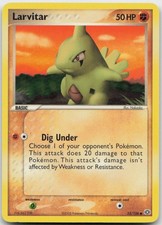 Larvitar 52/106 Common Emerald Pokemon LP