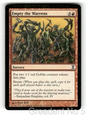 Empty the Warrens 152 Common Time Spiral Magic: The Gathering Heavily Played