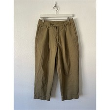 Free people green size 4 cargo ankle pants