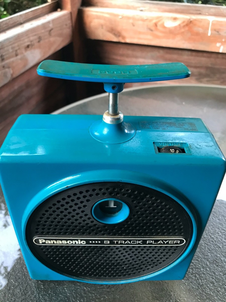 1970s PANASONIC RQ-830S BLUE Color 8 Track Player Dynamite 1970s PANASONIC RQ-830S BLUE Color 8 Track Player Dynamite