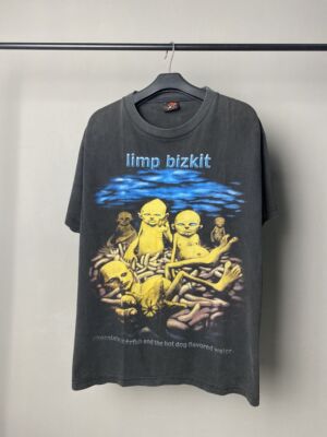 Vintage Limp Bizkit Chocolate Starfish Black Unisex Tshirt For Men