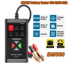 Kingbolen Bm580 Car Battery Tester Auto Charging Cranking Test Analyzer 6v-12v