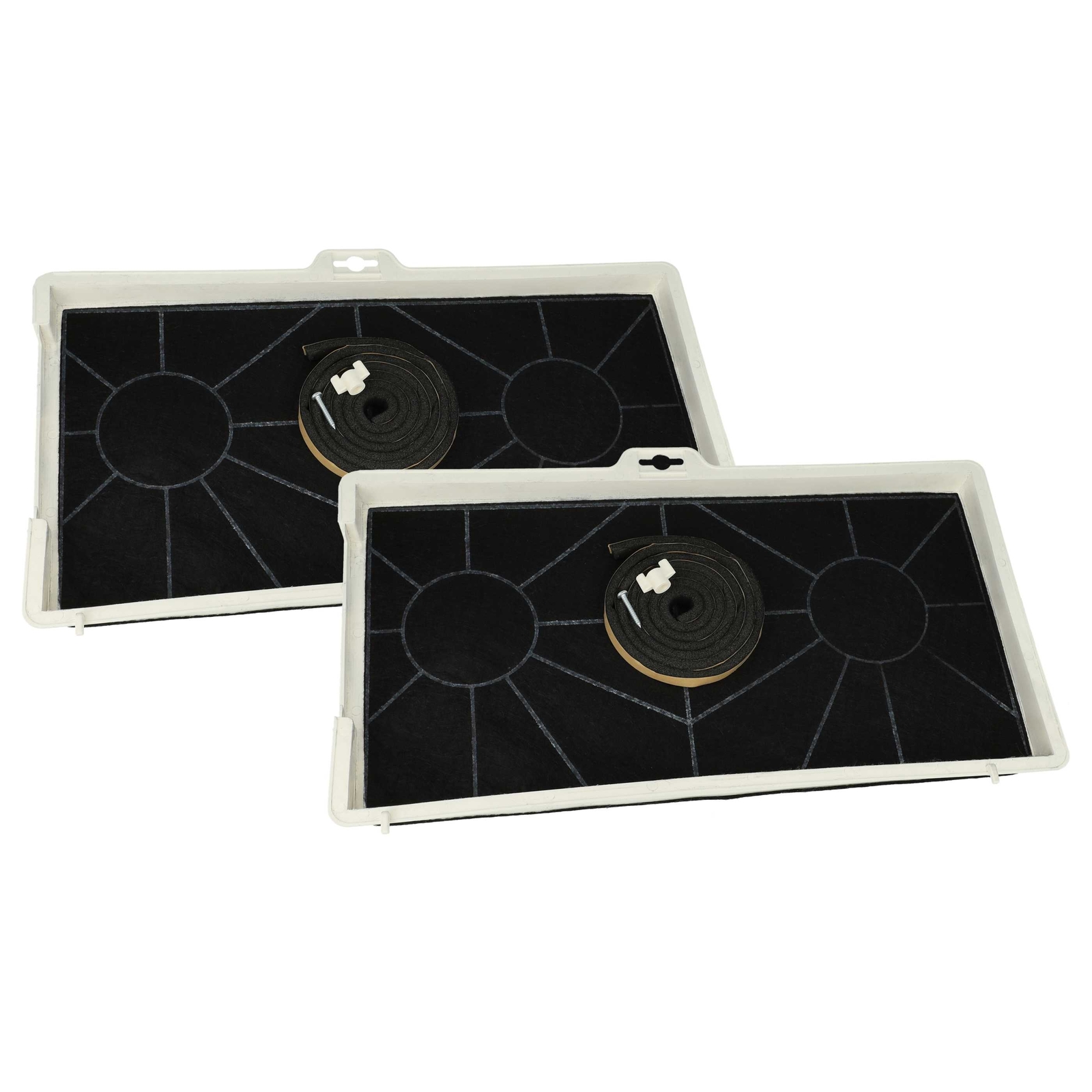 2 Filtro carbón para Siemens LB75564GB/07 LB75564GB/06 extractor + fijación