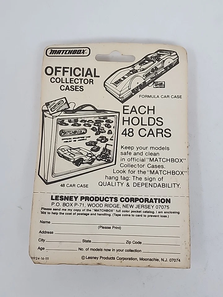 1980 Lesney Matchbox 50 Harley Davidson Motorcycle on card 1:64 Diecast - Image 2 of 4