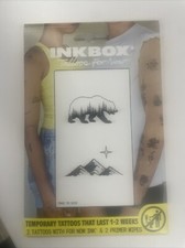 Inkbox Bear And Mountain Temporary Tattoos