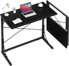 31.5" Folding Desk, Foldable TV Tray Table for Eating on Couch, Extra Large TV D