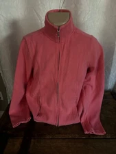Women’s Lady Hathaway Coral Fully Zip Up Large Pockets Used