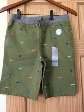 New Carter's Boy Green Dinosaur Pull-On Shorts 4/5,7,10/12,14
