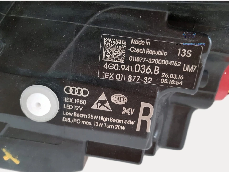 AUDI A6 C7 MATRIX 4G0941036B HEADLIGHT FULL LED RIGHT EXCELLENT CONDITION! - Image 4 of 4