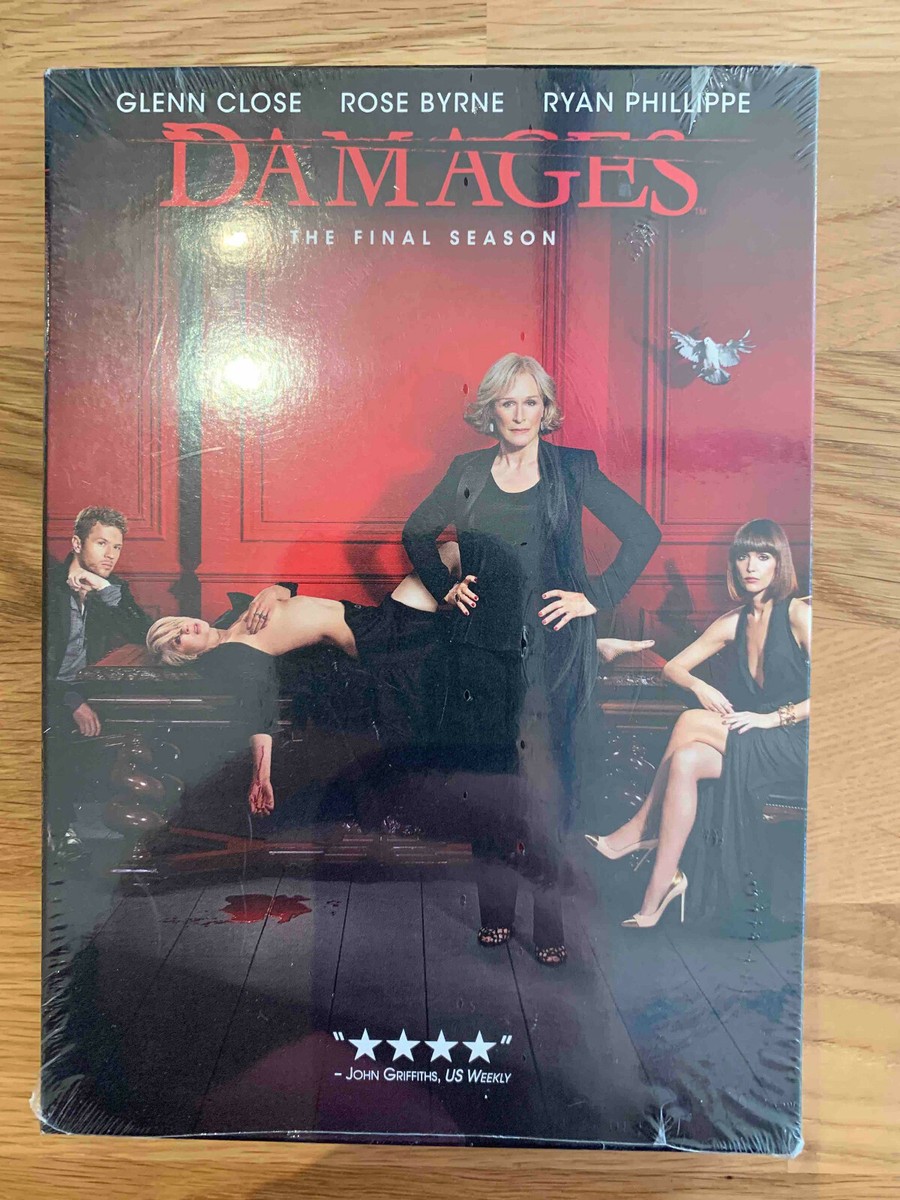 Damages: The Complete Final Season (DVD, 2013, 3-Disc Set) - New