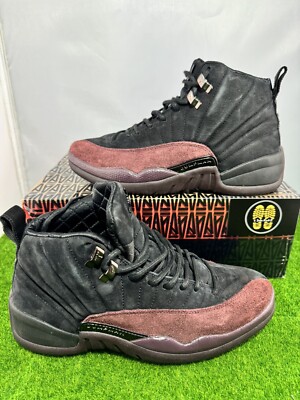 Used Jordan 12 x A Ma Maniere “Black” - Size 10.5 W/9M DV6989-001